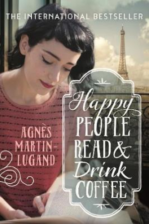 Happy people read & drink coffee