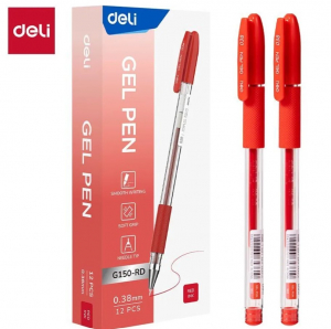Գրիչ գել Deli 0.38 կարմիր EG150-RD