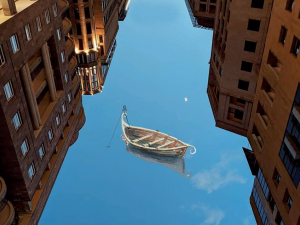 Փոստային բացիկ - Նավակ