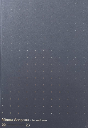 Meeting Notes - blue notebook