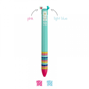 Click&Clack Two Color Pen - Llama