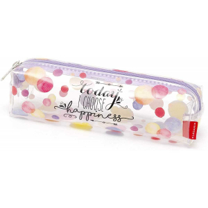 Transparent Pencil Case - Pencil Case - Happiness