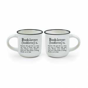 2 Coffee Mugs - Espresso For Two - Book Lover