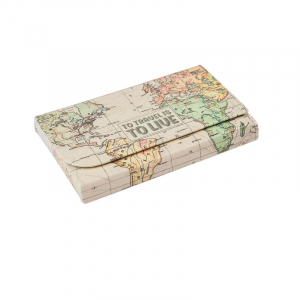 Nice To Meet You - Card Holder - Map