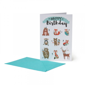 Բացիկ - Large Greeting Card - Greeting Card - Teddy Bear - Teddy Bear