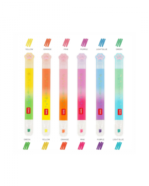 6 կրկնակի ծայրով ընդգծիչ Kitty