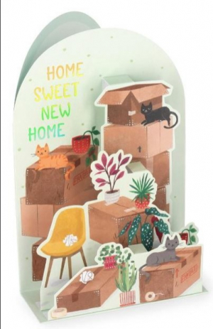 Legami Greeting Card - Pop - Up-Sweet Home