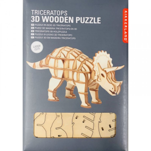 Triceratops 3D Wooden Puzzle