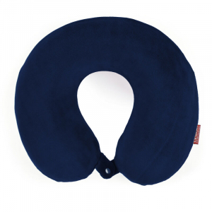 Memory Foam Travel Pillow - Blue