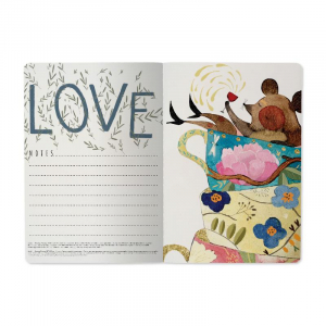 Copybook 40 pages squared - TEA PARTY