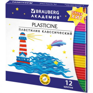 Պլաստիլին Brauberg Академ Классическая 12գ
