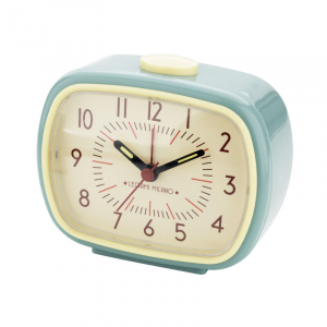 Retro Alarm Clock -  Light Blue