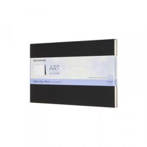 Art Large Watercolour Block: Black