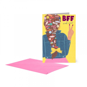 Large Greeting Card - Greeting Card - Bff