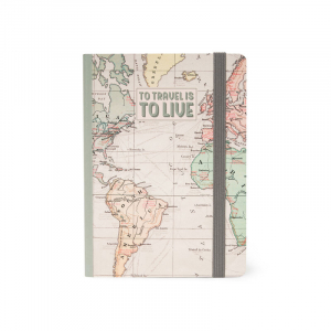 Notebook - Photo Notebook - Medium Lined - Travel