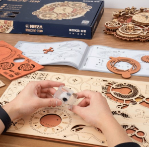 3D Wooden Puzzle - Zodiac Wall Clock