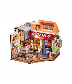 DIY Miniature House Kit - Corner Bookstore