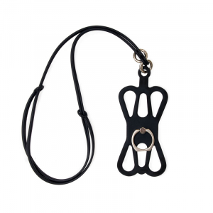 Removable Neckphone Holder - Mr. Phone - Black