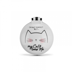 Nice Hair - Hairbrush With Mirror - Cat
