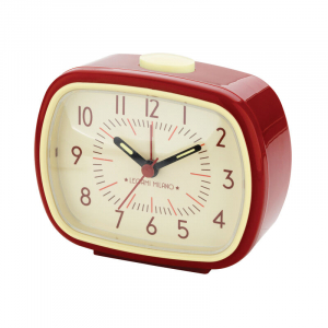 Vintage Inspired Alarm Clock - Retro Alarm Clock - Red