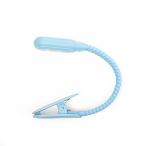 Rechargeable Clip Book Light Blue
