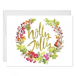 Բացիկ - Holly Jolly Christmas Greeting Cards - 12,5X12,5 - Garland
