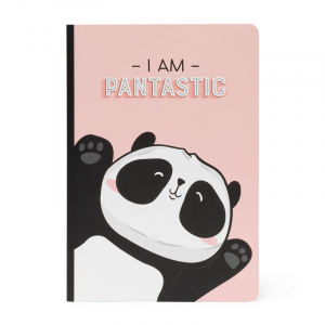 Notebook - Quaderno - Medium Lined - Panda