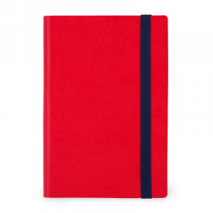 12-Month Diary - 2024 - Medium Daily Diary - Red