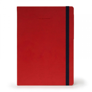 My Notebook - Large Plain Red