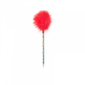 Fluffy Pencil Red - Parrots