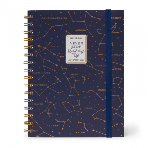 Spiral Notebook - Large Lined - Stars