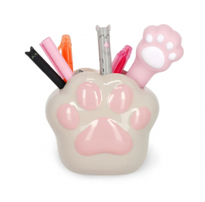 Kitty Ceramic Pen Holder - Desk Friends