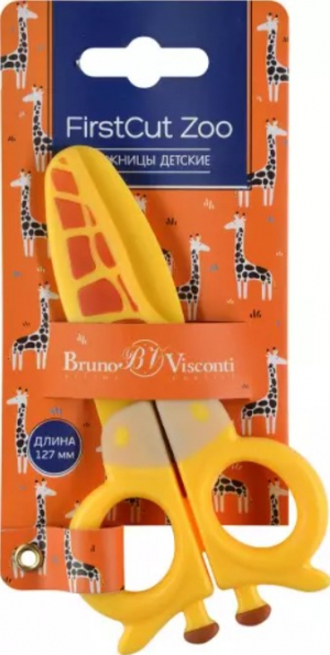 Children's scissors Firstcut zoo