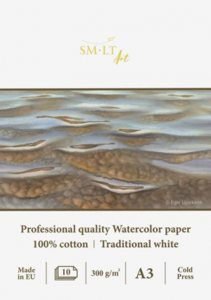 Watercolor pad Glued A3