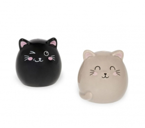 Ceramic Salt and Pepper Set - Salt & Pepper - Kitty