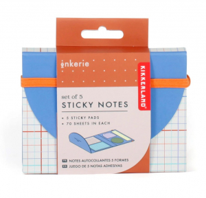 Inkerie Set Of 5 Sticky Notes