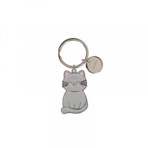 Enamel Key Ring - What A Key Ring! - Kitty