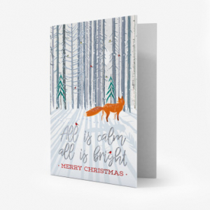 Բացիկ - Unusual Christmas Greeting Cards- 11,5X17 - Fox