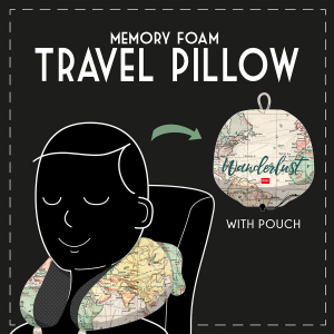Memory Foam Travel Pillow - Travel Pillow - Travel