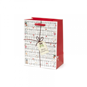 Christmas Gift Bag - Medium - Music