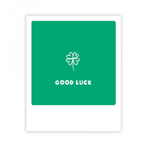 Открытка - good luck