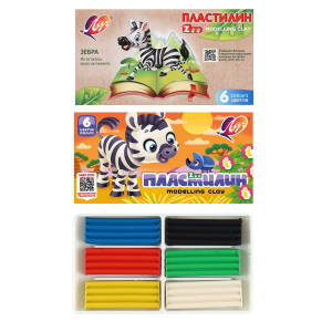 Պլաստիլին Луч ZOO - 6 գույն