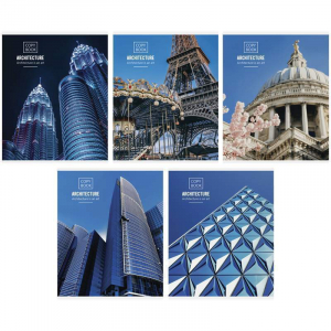 Тетрадь 48 л., А5, клетка, скрепка, ArtSpace 