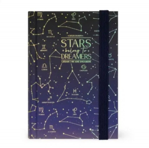 12-Month Daily Diary - Large - 2025-STARS