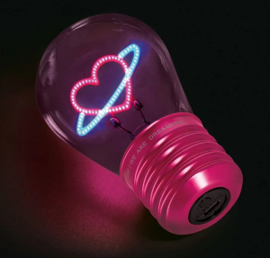 Lightbulb-Shaped Table Lamp - Bulb Fiction- Planet Heart