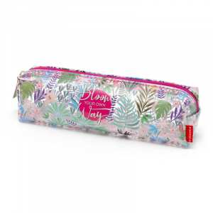 Transparent Pencil Case  -  Pencil Case - Transparent - Flora