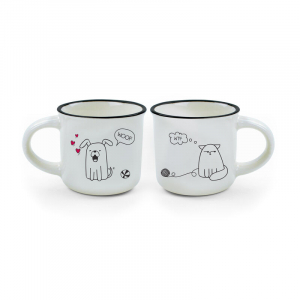 ESPRESSO FOR TWO - 2
COFFEE MUGS - DOG AND CAT