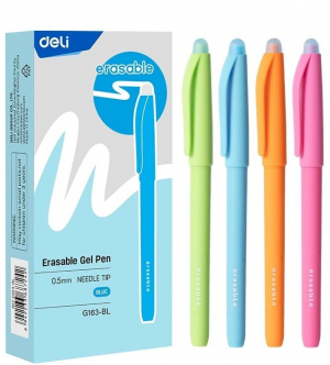 Գրիչ գել ջնջվող Deli EG163-BL