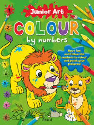 Junior Art Colour By Numbers: Lion