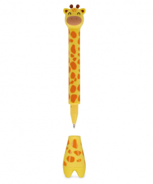 Giraffe Ballpoint Pen with Base - Stand-Ink Ovation